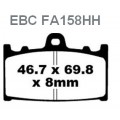 EBC Brakes Double-H Sintered Superbike Brake Pads Front -  FA158HH